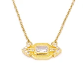 Çelik Kolye, Göz Kolye Altın Kaplama, Kadın Kolye K-130 thumbnail 1