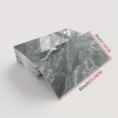 Gri Mermer Desenli Alüminyum Plastik Duvar Sticker thumbnail 2