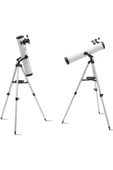 76x700 Profesyonel Aynalı  Uzay Teleskopubeyaz thumbnail 4