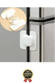 Özel Tasarım Buzdolabı Çekmece Pencere Dolap Sabitleyici Bebek Çocuk Koruyucu Güvenlik Kilidi 4 Adet - 5