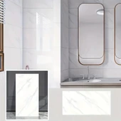 Beyaz Mermer Desenli Alüminyum Plastik Duvar Sticker thumbnail 3