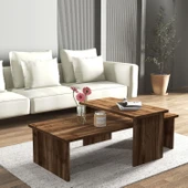 Vera 2'li Orta Sehpa , Servis Sehpası Sandık (Ceviz) thumbnail 1