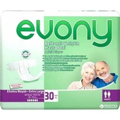 Evony Belbantlı Hasta Bezi 30lu XLarge - 2 Adet - 1