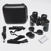 7x30 Profesyonel Su Geçirmez El Dürbünü 1000m/137m Yeşil thumbnail 1