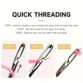 12  Kolay İplik Geçirilen İğne Seti thumbnail 3