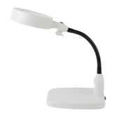 Masaüstü 10x Led Işıklı Büyüteç Okuma El Sanatları Onarım Büyüteç 7765 thumbnail 1
