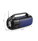 Concord YGA79 Solar Güneş Enerji FM Radyo Fenerli Bluetooth Hoparlör - 3