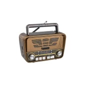 RETRO RX-722BT Bluetooth USB & TF & Aux Girişi FM Nostalji Radyo - 1