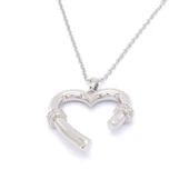 Çelik Kadın Kolye Kalp Model- K-119 thumbnail 1