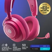 Steelseries Arctis Nova 7P Gen2 Kablosuz Magenta Gaming Kulaklık thumbnail 5