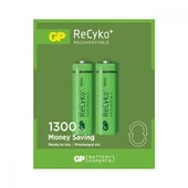 GP RECYKO 1300mAh AA ŞARJLI KALEM PİL 132C133  2Lİ KART (5284) thumbnail 2