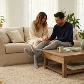 Tired Socks Desenli Unisex Soket Çorap - 9