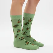 Tortoise Socks Desenli Unisex Soket Çorap - 4