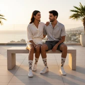 Sloth Socks Desenli Unisex Soket Çorap - 9