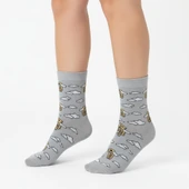 Tired Socks Desenli Unisex Soket Çorap - 4