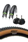 BİKE SKY Obor 26x2.10 Amber Yanak Zırhlı Dış ve İç Lastik Seti - 3mm Zırhlı ( 2 Adet dış lastik 2 Adet İç lastik ) thumbnail 1