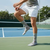 Tired Socks Desenli Unisex Soket Çorap - 7