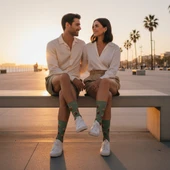 Cowboy Socks – Desenli Unisex Soket Çorap - 9