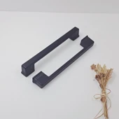 Ay-Az Kulp Sur 128/160mm Siyah Mutfak Banyo Dolap Çekmece Kulpu thumbnail 1