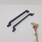 Ay-Az Kulp Hasır 160mm Siyah Mutfak Banyo Dolap Çekmece Kulpu thumbnail 2