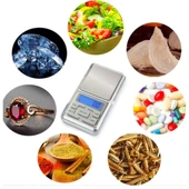 Dijital Hassas Elektronik Cep Terazi Tartı 500 Gr 0.01 Gr Hassasiyet (5365) - 3