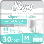 Sleepy Hasta Bezi Yetişkin Emici Külot M - Orta - Medium 180 Adet (6PK*30) thumbnail 2