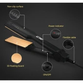 GW-7657 Elektrikli Zikzak Isıtma Ayarı Dalgalı Saç Modelleyici Saç Şekillendirici Aracı (5365) thumbnail 5