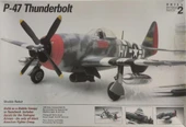 P-47 Thunderbold Avcı Bombardıman Uçağı Demonte Plastik Maketi thumbnail 1