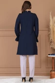 Asel Tunik Pantolon İkili Tesettür Takım Lacivert thumbnail 4