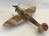 PM Model 101 1/72 Supermarine Spitfire VB Tropical Avcı Uçağı Demonte Plastik Maketi - 2