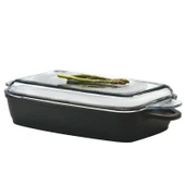 BergHOFF Scala Yapışmaz Döküm Alüminyum Kavurma Tavası, Cam Kapaklı thumbnail 2