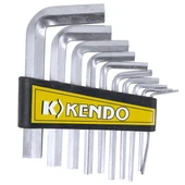 10 Parça Çelik Alyan Seti Kısa Düz Köşe Alyan Anahtar Takımı (5284) thumbnail 2