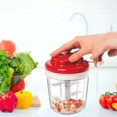 5 Bıçaklı Ipli El Rondosu Pratik Sebze Doğrayıcı (5365) - 1