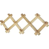 AHŞAP 10 KOLLU AKORDİYON DUVAR ASKISI (5365) thumbnail 1