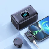 Plentiful Mıknatıslı Kablosuz Yaka Mikrofonu Çift Mikrofon iPhone 16 ile Uyumlu Type-C/lightning Portlu Telefon Pc Tablet Video Kayıt thumbnail 4