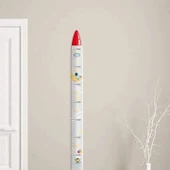 Sevimli Sarı Zürafa   Yeşil Dinazor   Deniz Kızı   Roket  Ağaç Boy Ölçüsü Sticker thumbnail 4