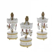 Dekoratif 6&039lı Beyaz Mini Atlı Karınca thumbnail 2