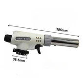 1300°C Çok Amaçlı Gaz Torch Çakmak - Mutfak, Mangal, Lehimleme Pürmüz Alev Tabancası (5365) thumbnail 5