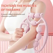 9 Tekerlekli Boyun Bacak Ayak Bel Masaj Aleti Çok Fonksiyonlu Manuel (5365) thumbnail 4