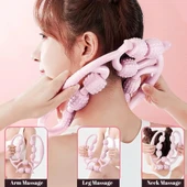 9 Tekerlekli Boyun Bacak Ayak Bel Masaj Aleti Çok Fonksiyonlu Manuel (5365) thumbnail 5