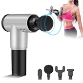 Sporcu Masaj Aleti 4 Başlıklı Şarjlı Titreşimli Yoğurmalı (5365) thumbnail 1