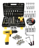 Prohummer PH309 108 Parça Full Set Akülü Vidalama Matkap Ve Lokma Ve Uç Takım Seti Çantalı thumbnail 2