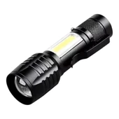 Wison Ws-5454 Taktik El Feneri Usb Şarj Edilebilir Kamp Feneri Cob Zumlanabilir Mini Taşınabilir El Feneri thumbnail 1