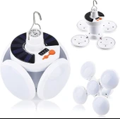 Solar Güneş Enerji Ve Usb Sarjlı 5 Kanatlı Led Lamba (5365) thumbnail 3