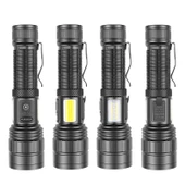 Ps-6153 10000 Lümen Zoomlu Mıknatıslı Tg Cob Led Powerbank Özellikli Profesyonel El Feneri thumbnail 2