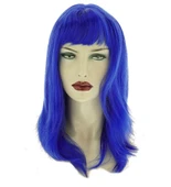 Mavi Renk Uzun Parti Peruğu (5365) thumbnail 1