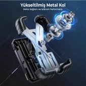 360° Derece Ayarlanabilen Gidon Bağlantılı Bisiklet Motosiklet İçin Abs 4-7.8″ İnç Telefon Tutucu thumbnail 4