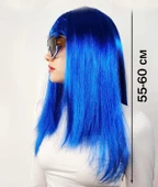 Mavi Renk Uzun Parti Peruğu (5365) thumbnail 2