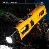 Wison Ws-1414 Cam Kıracaklı Dijital Göstergeli Mıknatıslı Şarjlı Acil Durum Tamirci Feneri thumbnail 4