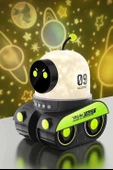 Robot Projeksiyon Gece Lambası Hoparlörlü Şarjlı Yıldızlı Gökyüzü Temalı Led Projeksiyon Lambası thumbnail 1